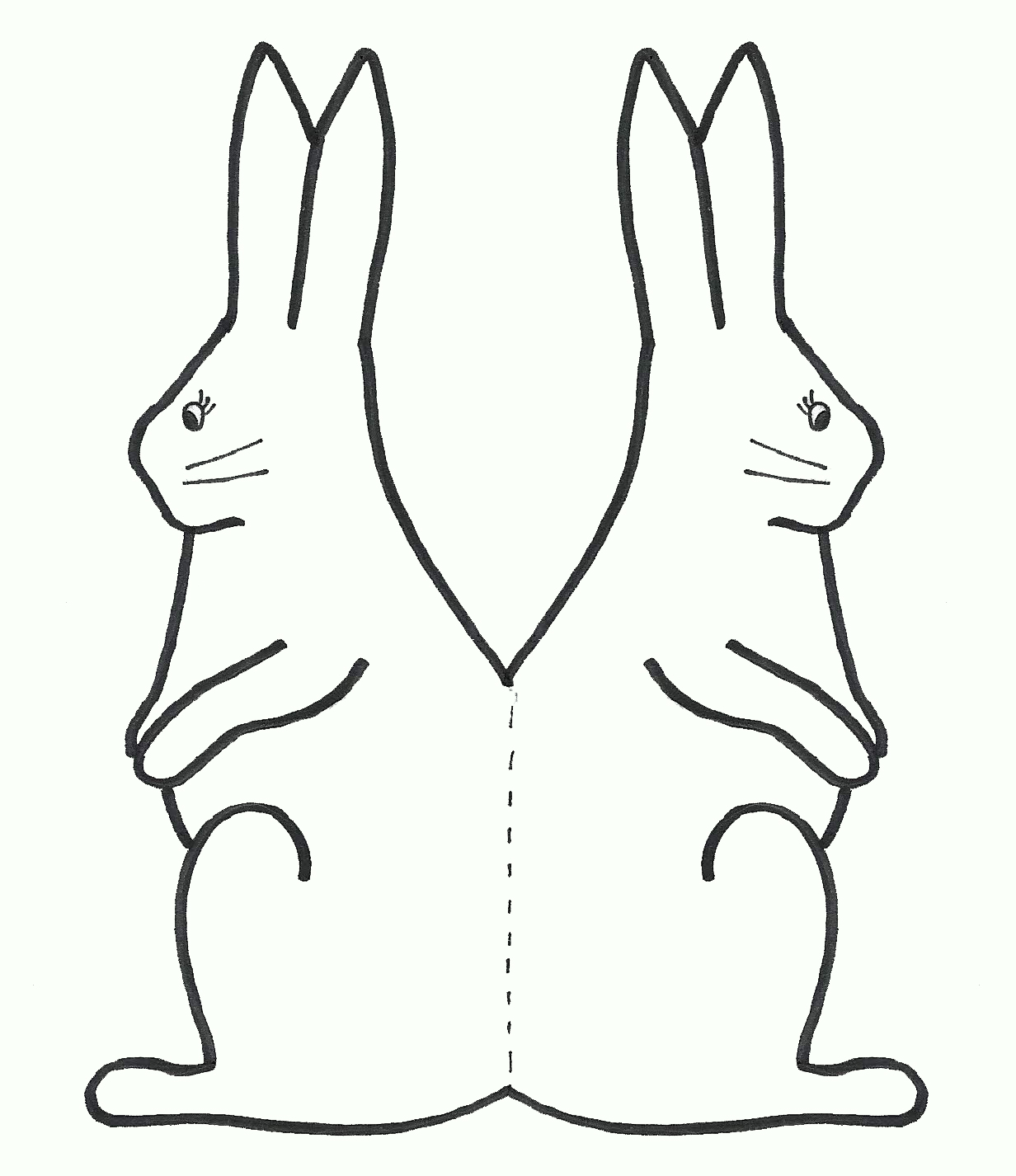 molde coelho 3d para imprimir