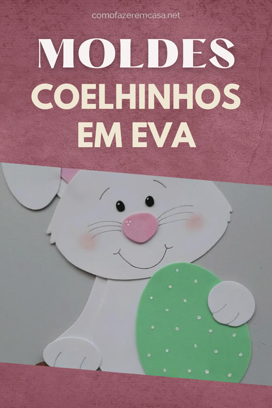molde coelho para mural de páscoa