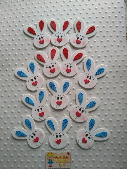 ideias de artesanato com molde de coelho para imprimir