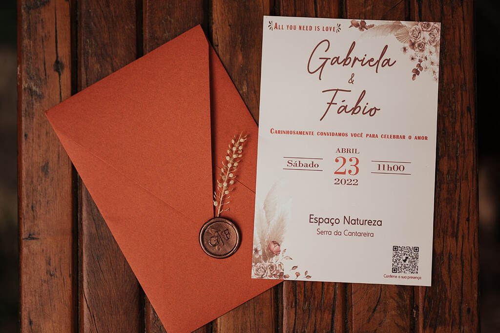 quanto custa um molde de convite de casamento vermelho