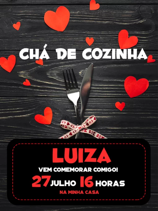 quanto custa um molde de convite de casamento vermelho