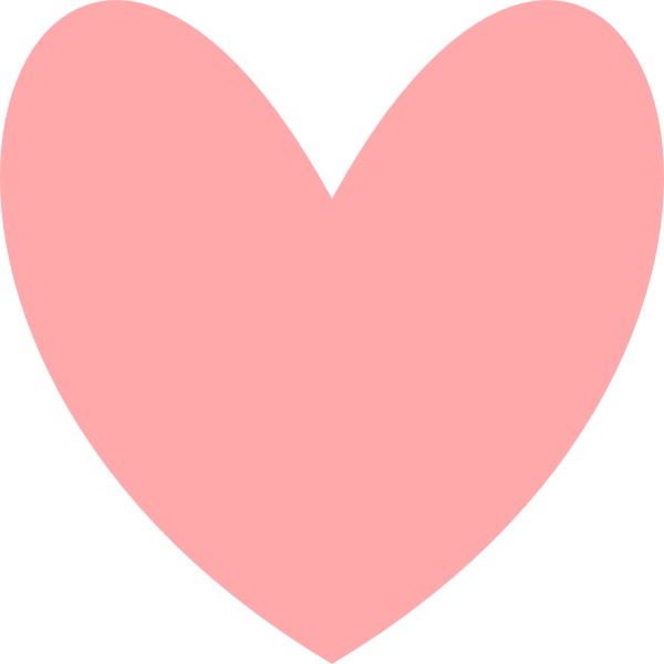 coração abraçador molde