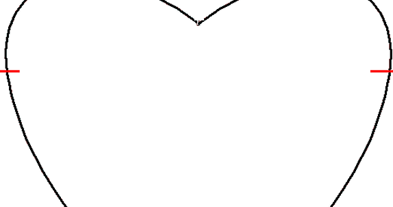 molde de coração grande para caixa