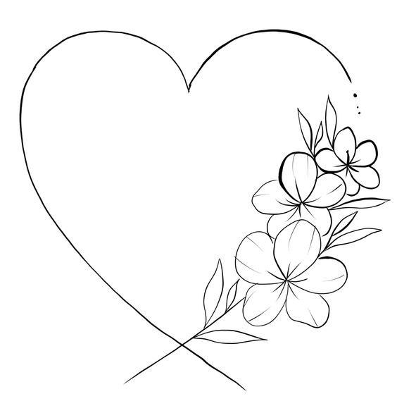 molde de coração gordinho para imprimir