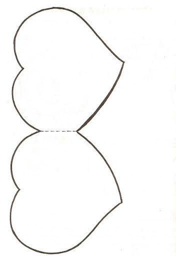 desenho de coração para imprimir
