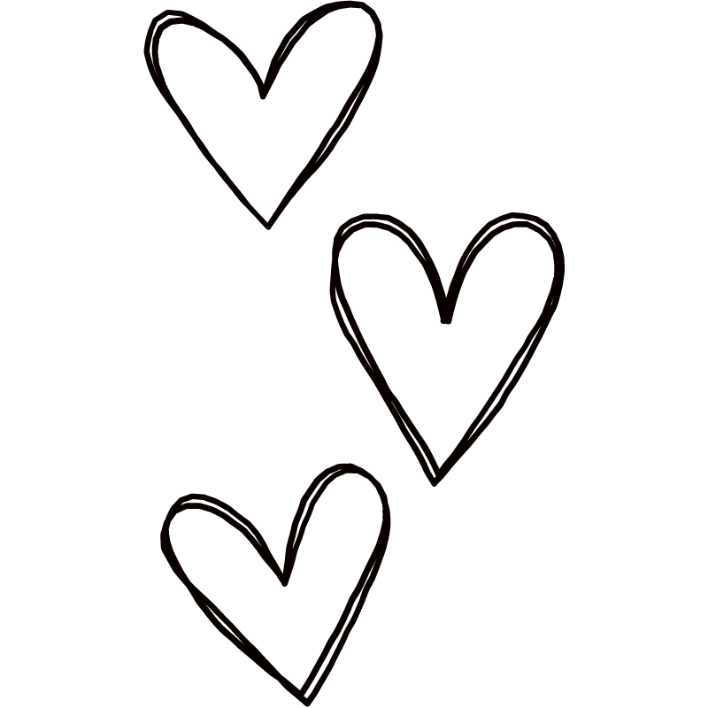 molde de coração com asas para imprimir