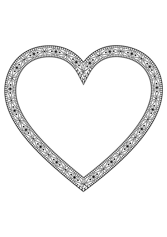 molde coração pequeno para chaveiro de feltro passo a passo