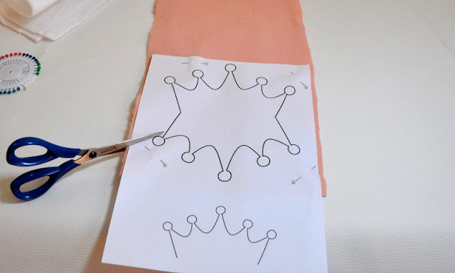 molde coroa papel para imprimir