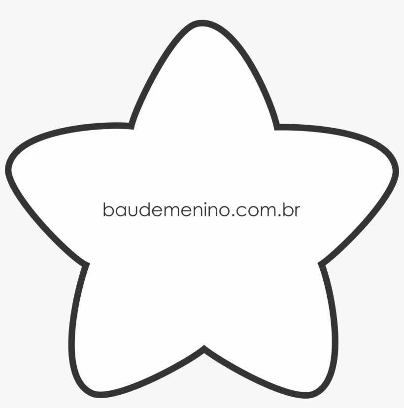 molde estrela cadente