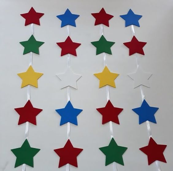 como fazer estrela 3d em eva