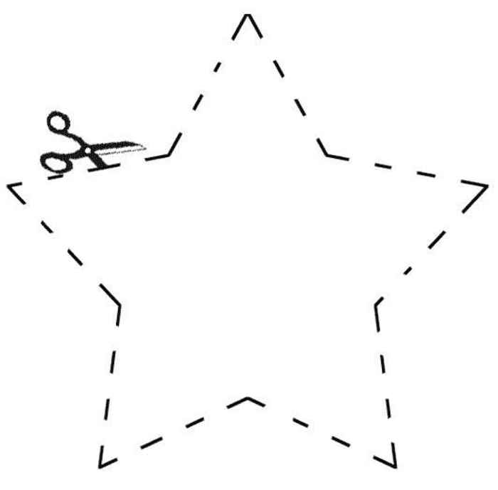 molde de estrela para pintura