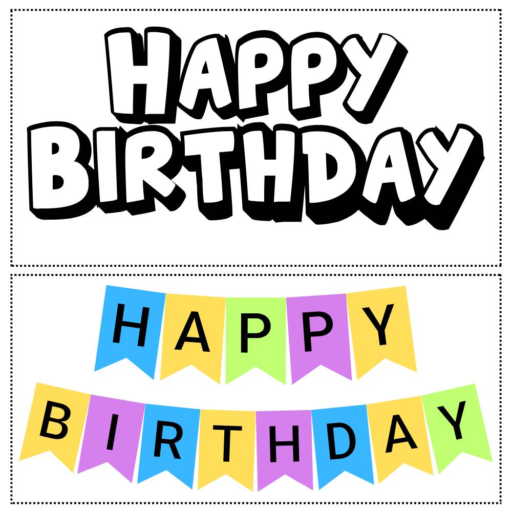 Os Melhores Sites para Baixar Moldes de Feliz Aniversário Gratuitos