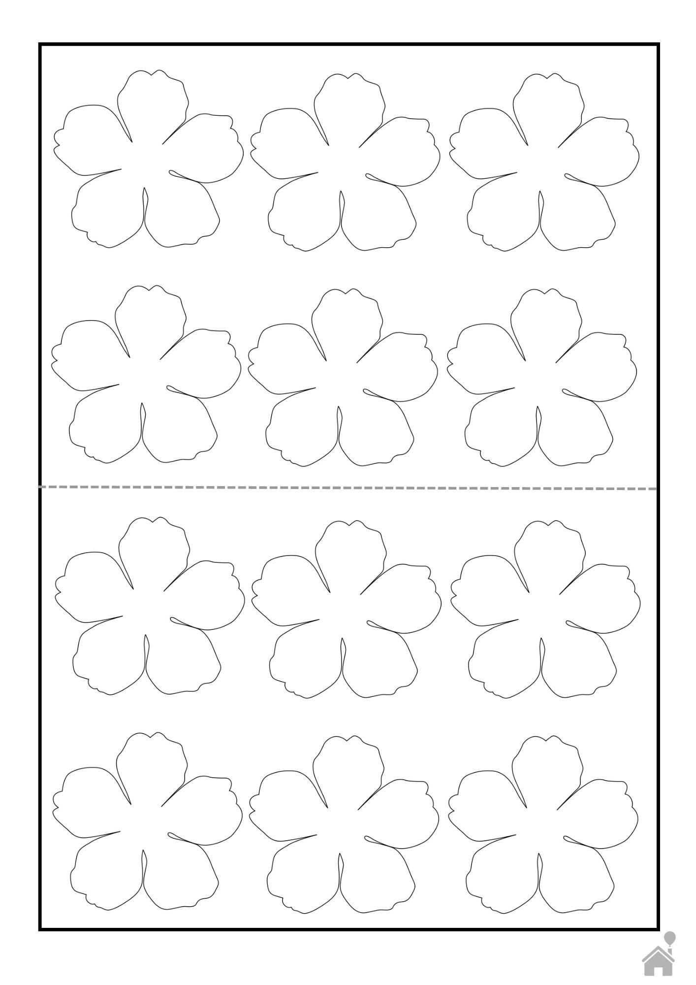 moldes de flores para feltro