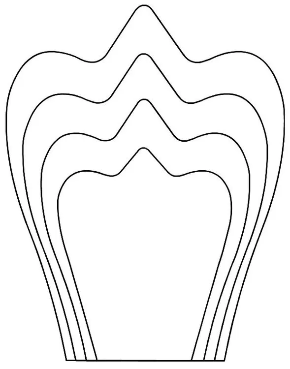 molde de flor para imprimir grátis