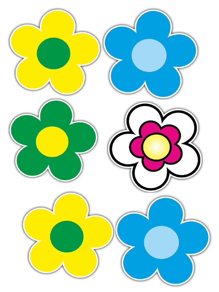 moldes de margaridas para imprimir