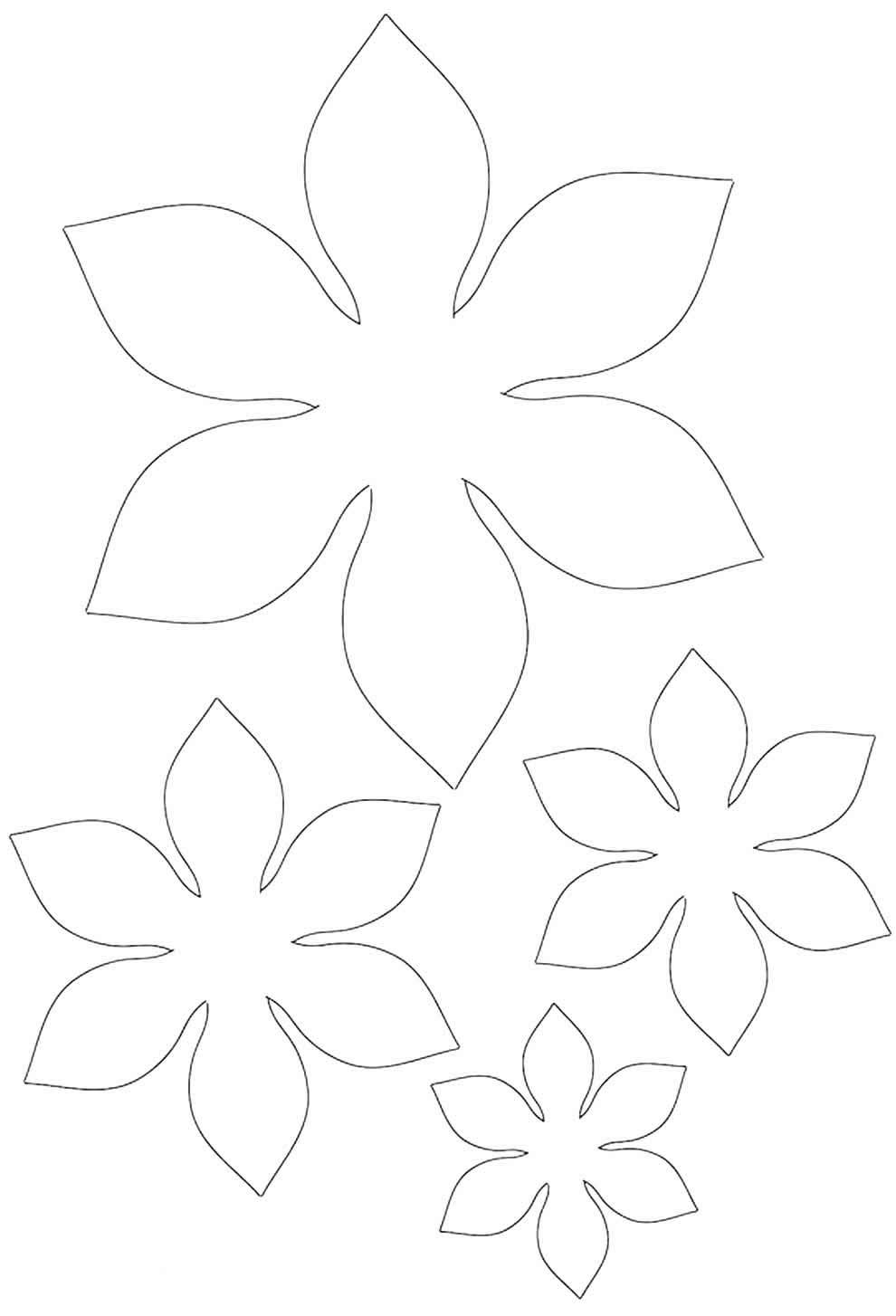 molde margarida de papel