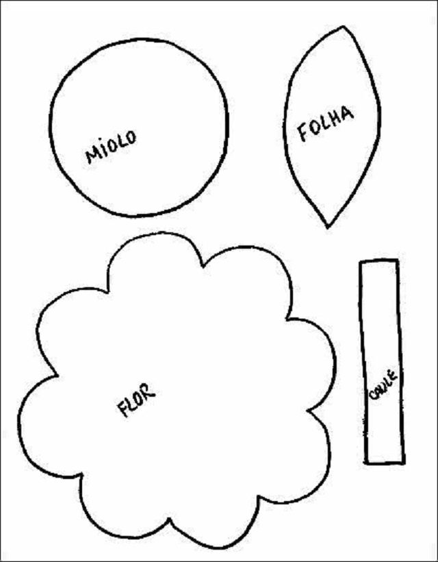 moldes de flores de papel para festa