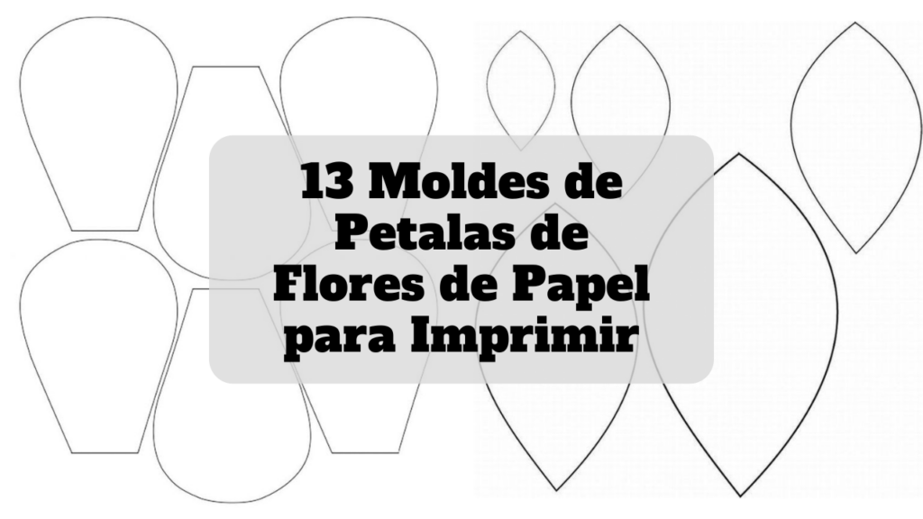 moldes de flores em EVA para imprimir