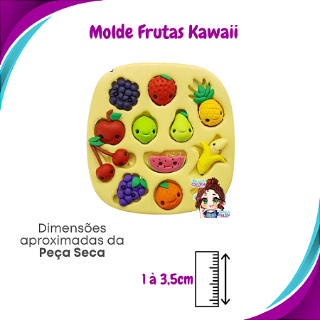 molde de frutas
