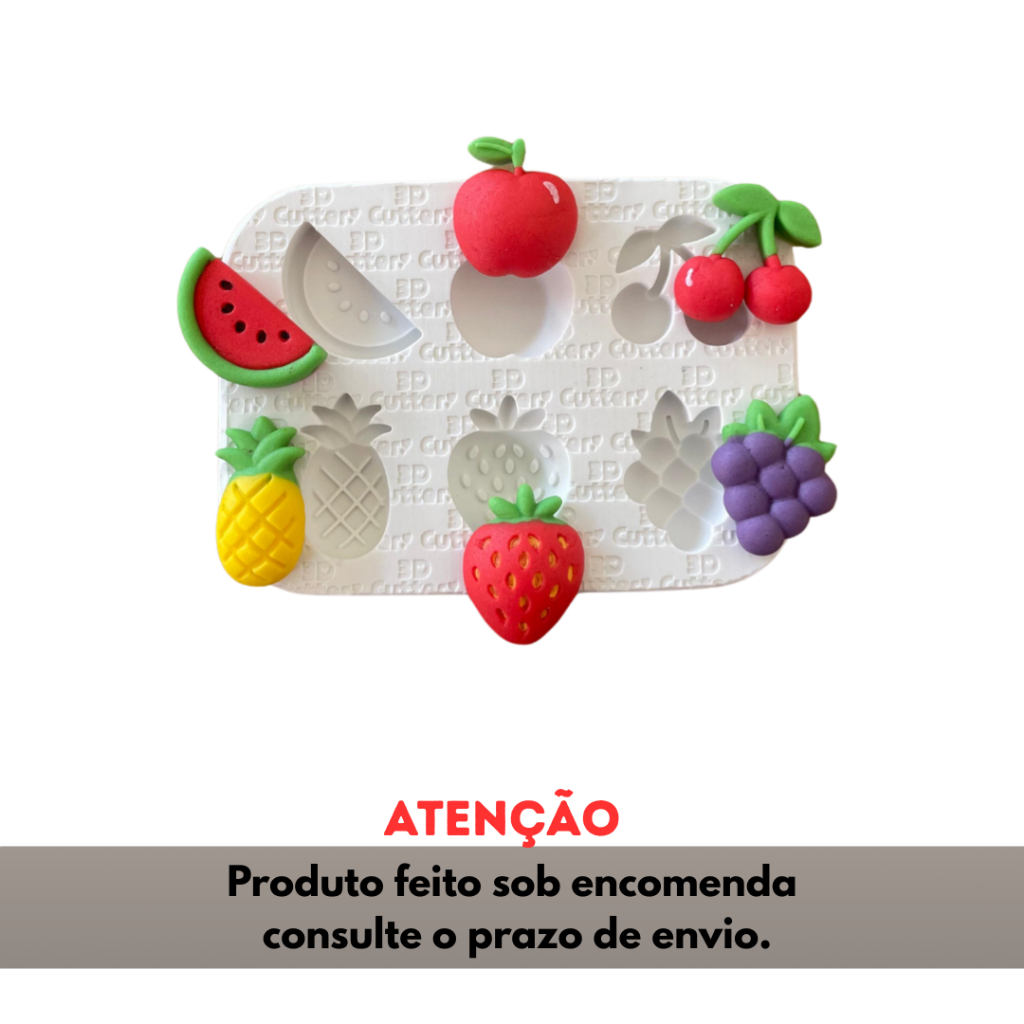 molde de frutas