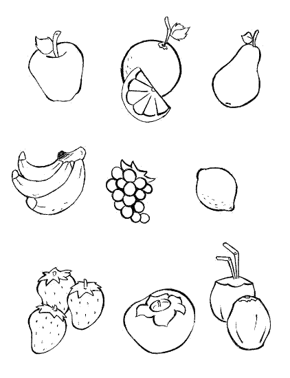 molde de frutas