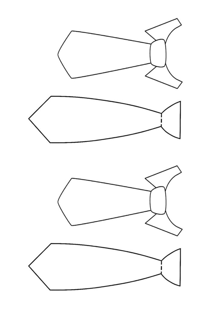 molde de gravata masculina
