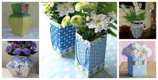 10 ideias criativas vasos caixa leite para sua casa