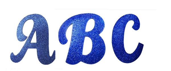 moldes de letras cursivas para bebês