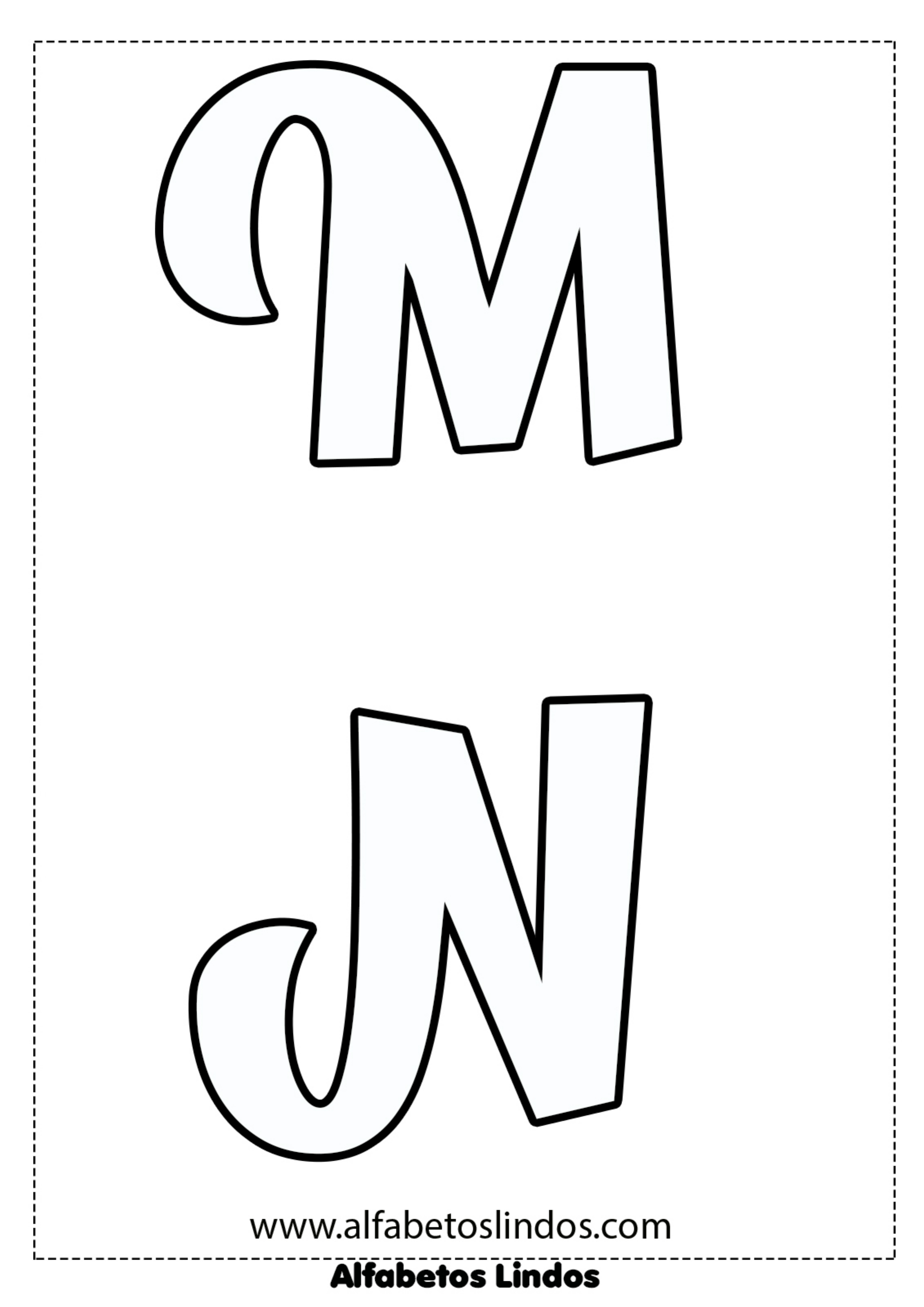 molde de letras para EVA