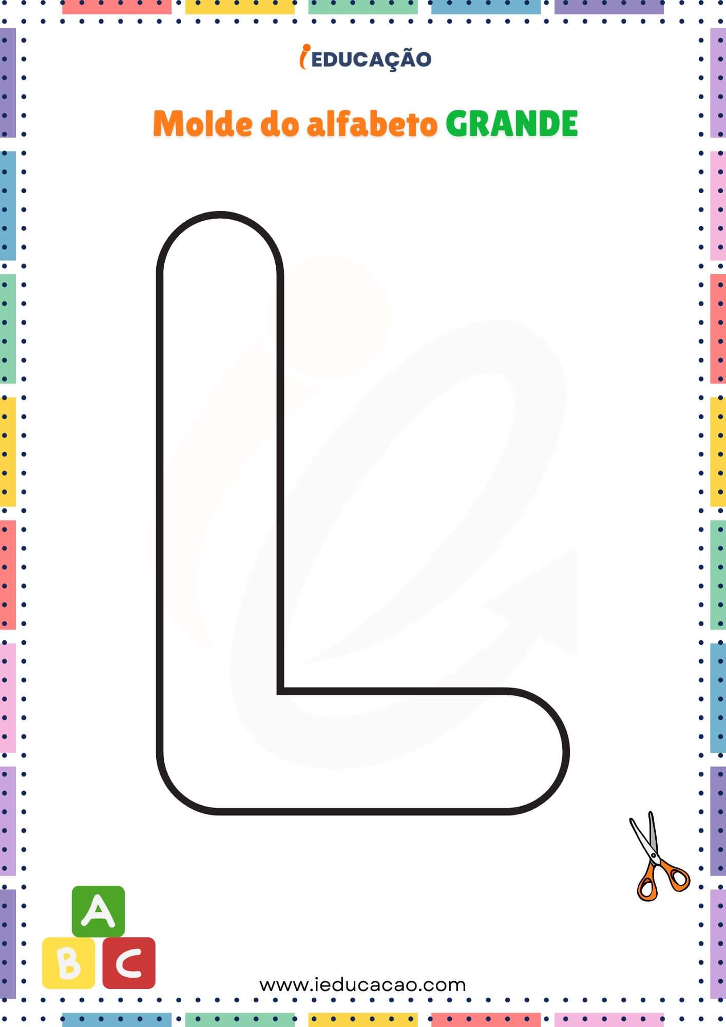 molde de letras eva 3d