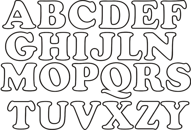 molde de letras eva para imprimir grátis