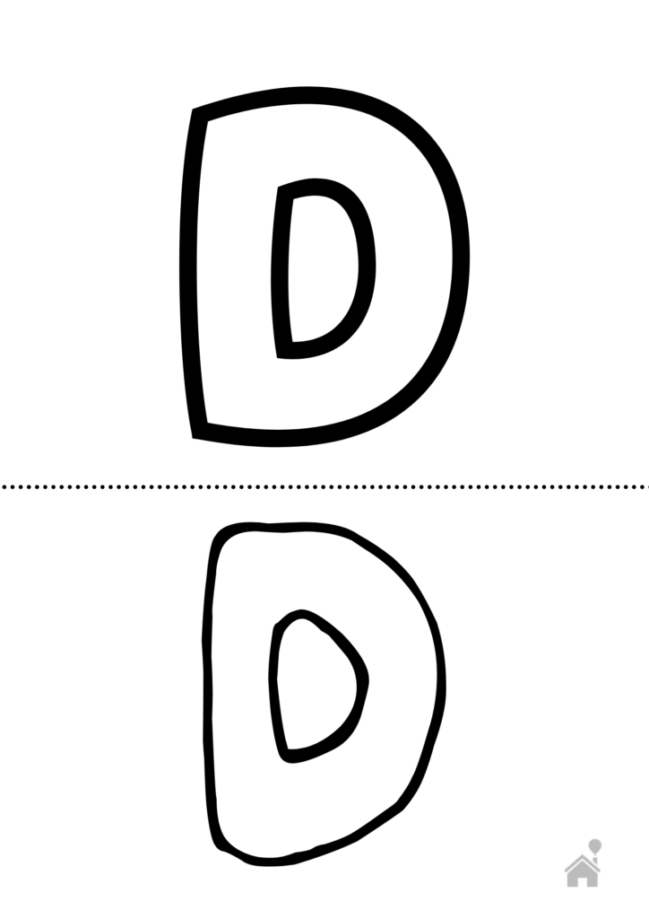 Molde de letras EVA para iniciantes