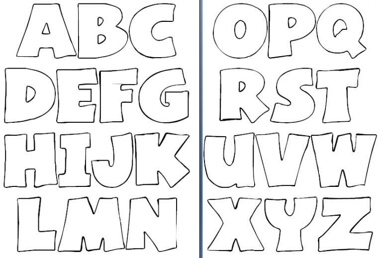 molde de letras eva grande vs molde de letras pequenas