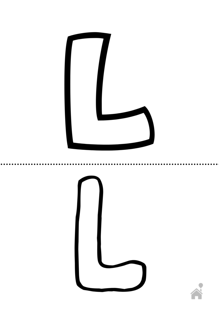 molde de letras cursivas para EVA