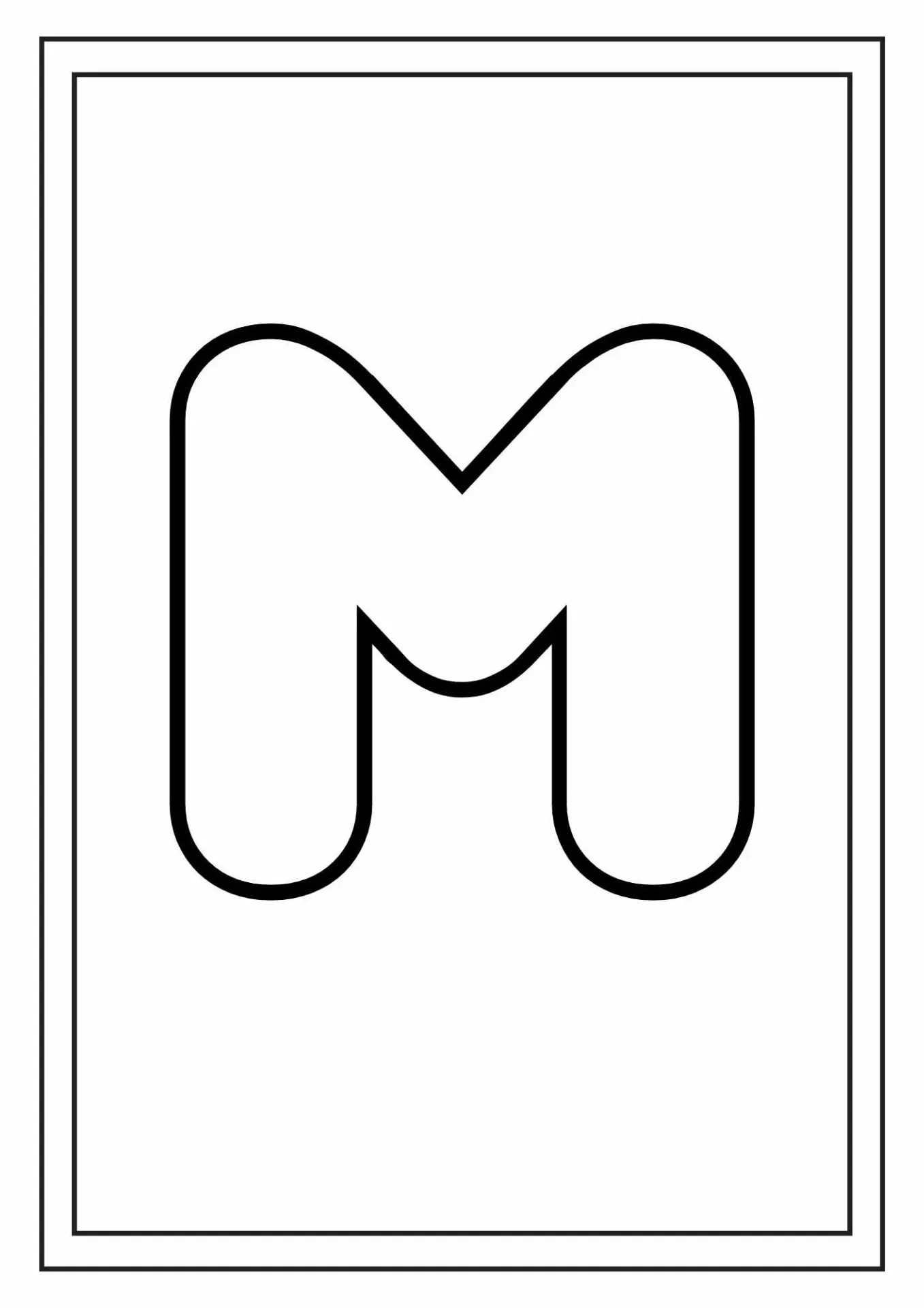 molde de letras vazadas para EVA