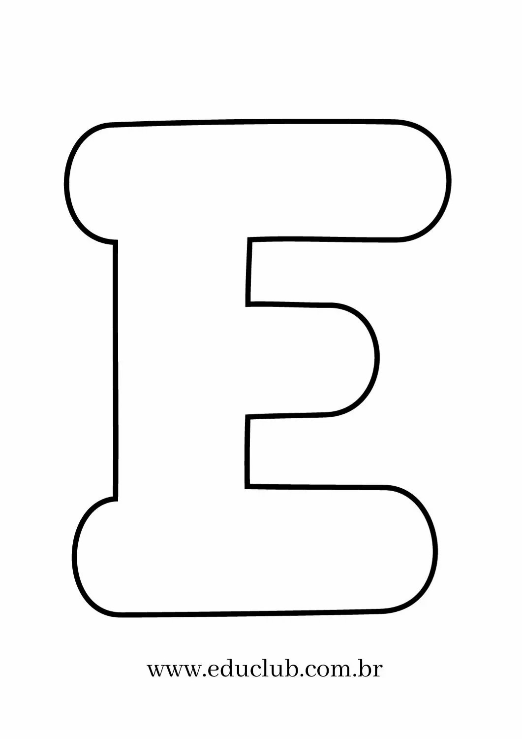 molde de letras cursivas para EVA