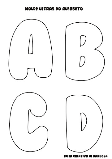 molde de letras para imprimir