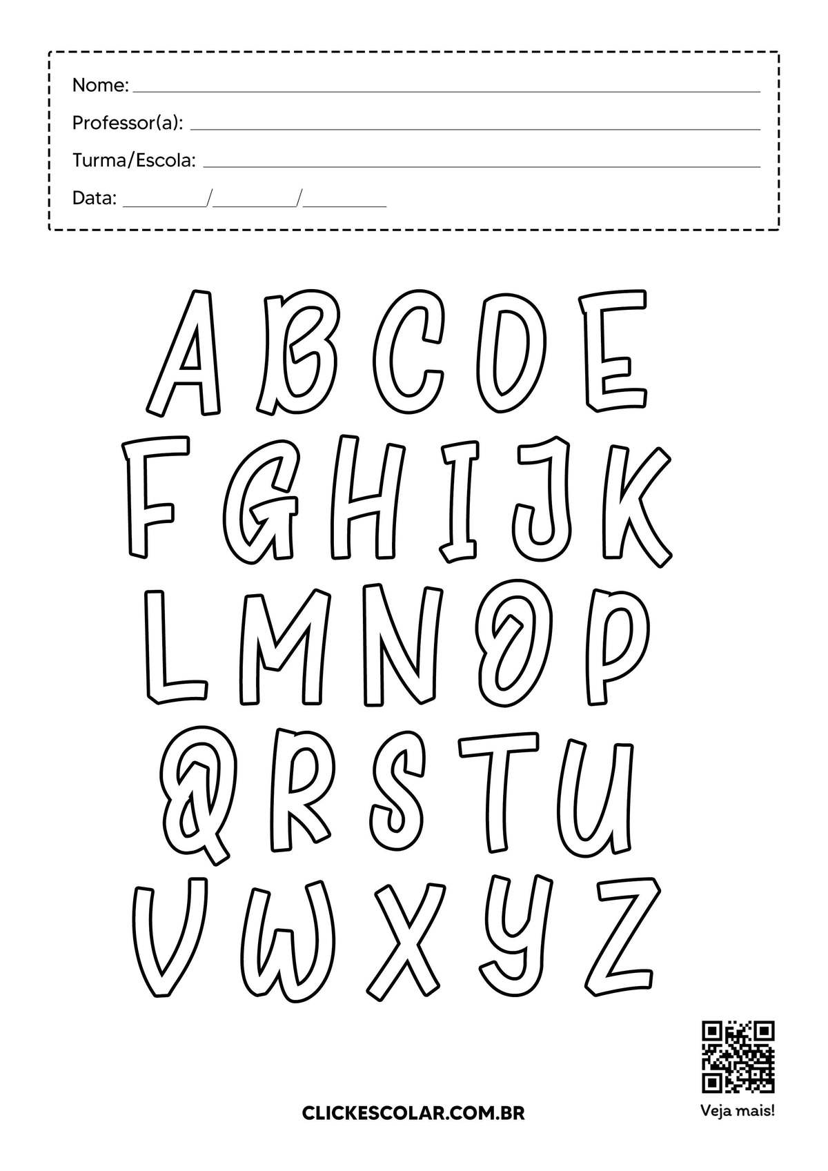 molde de letras para imprimir