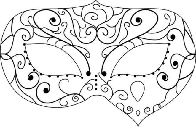 molde máscara animal para imprimir