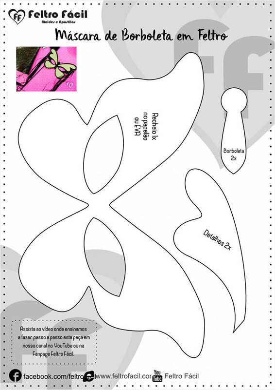 molde máscara veneciana para imprimir