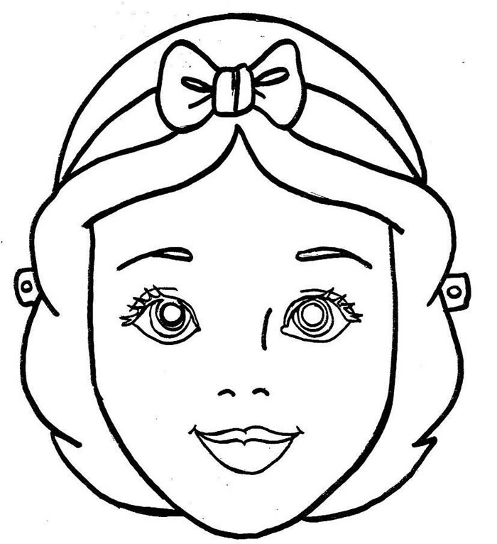 molde máscara facial completa para imprimir