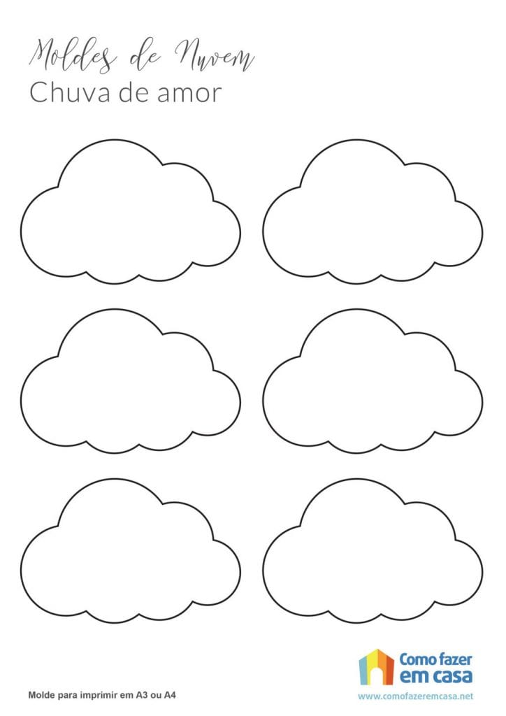 molde de nuvem