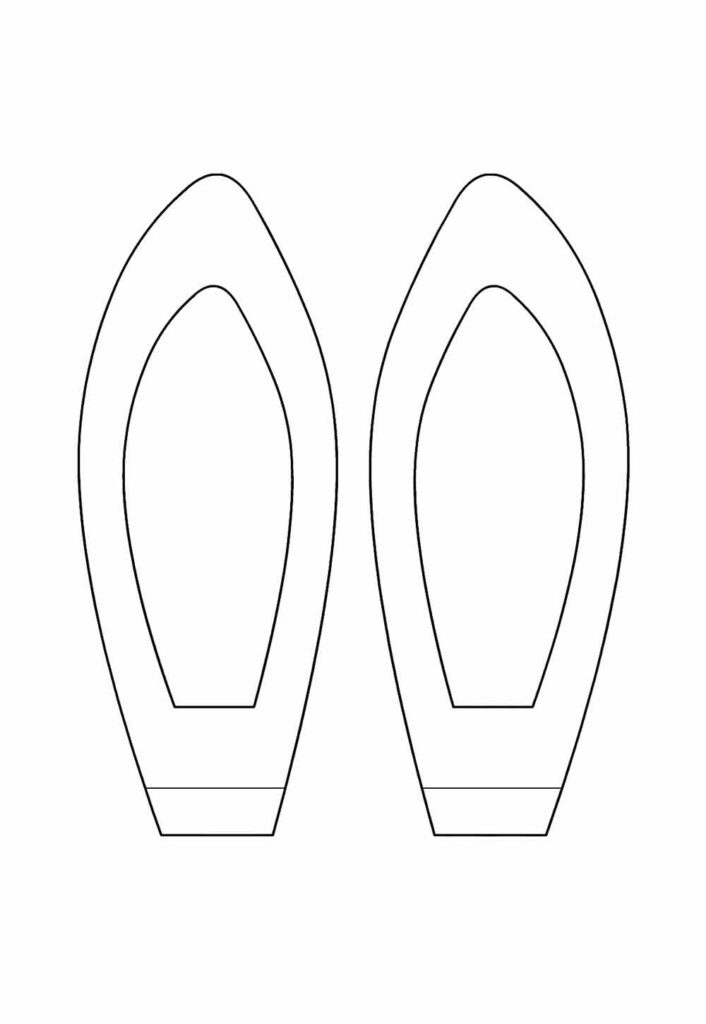 molde orelha de coelho vs molde orelha de gato