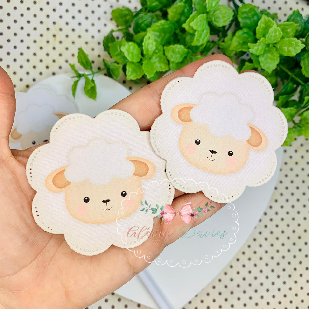 molde de ovelha para imprimir em tamanho grande