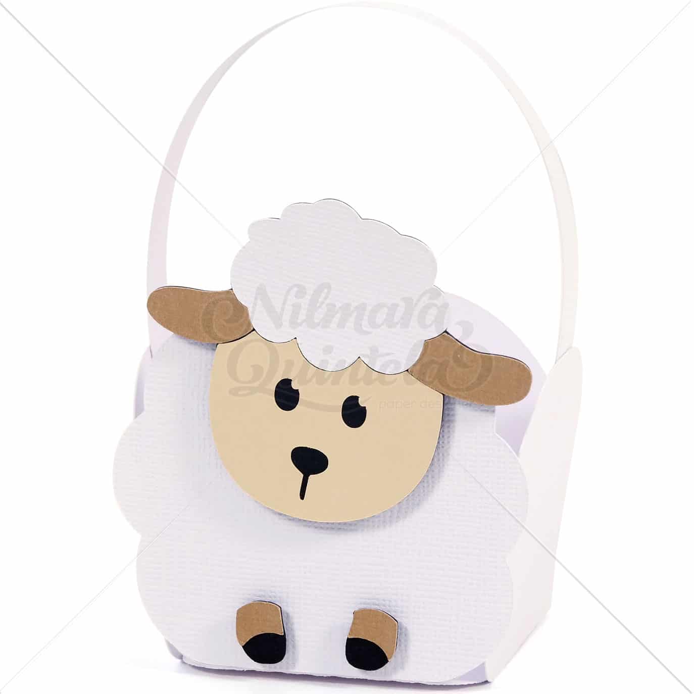 molde de ovelha para imprimir