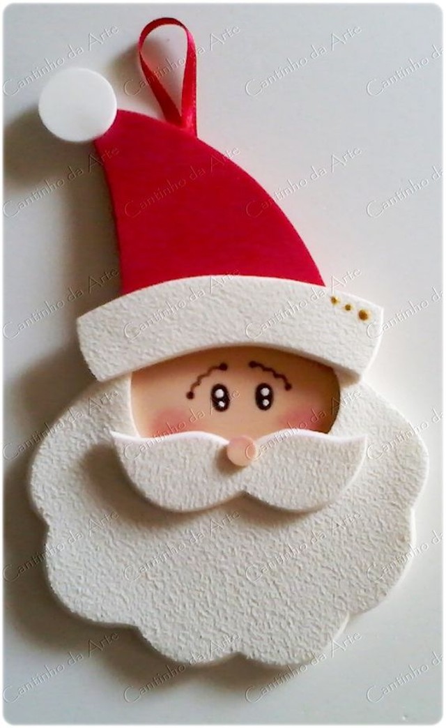 molde de corpo de papai noel em eva grande