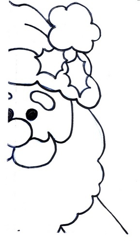 papai noel em eva 3d