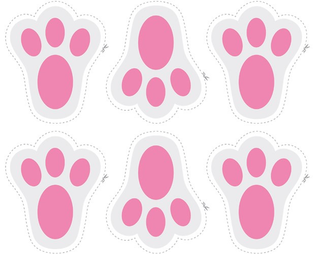 Ideias Criativas para Caça aos Ovos de Páscoa com Pegadas de Coelho