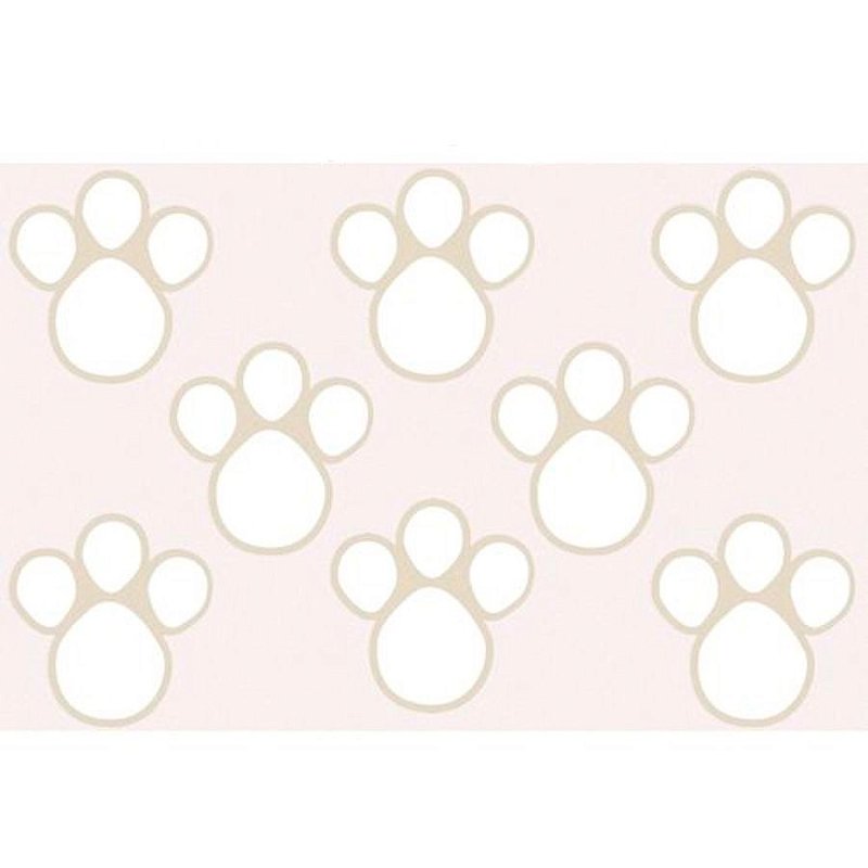 Decoração de Páscoa: Usando Pegadas de Coelho em Diferentes Tamanhos