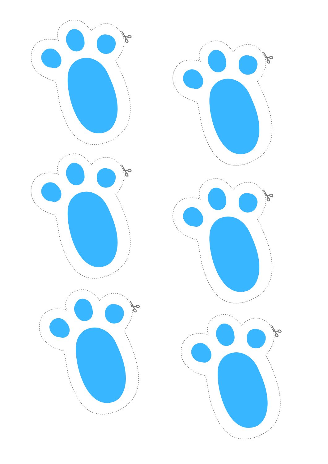 DIY: Carimbo de Pegada de Coelho para Páscoa Fácil e Rápido